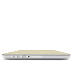 Pastel Yellow Stripes MacBook Case
