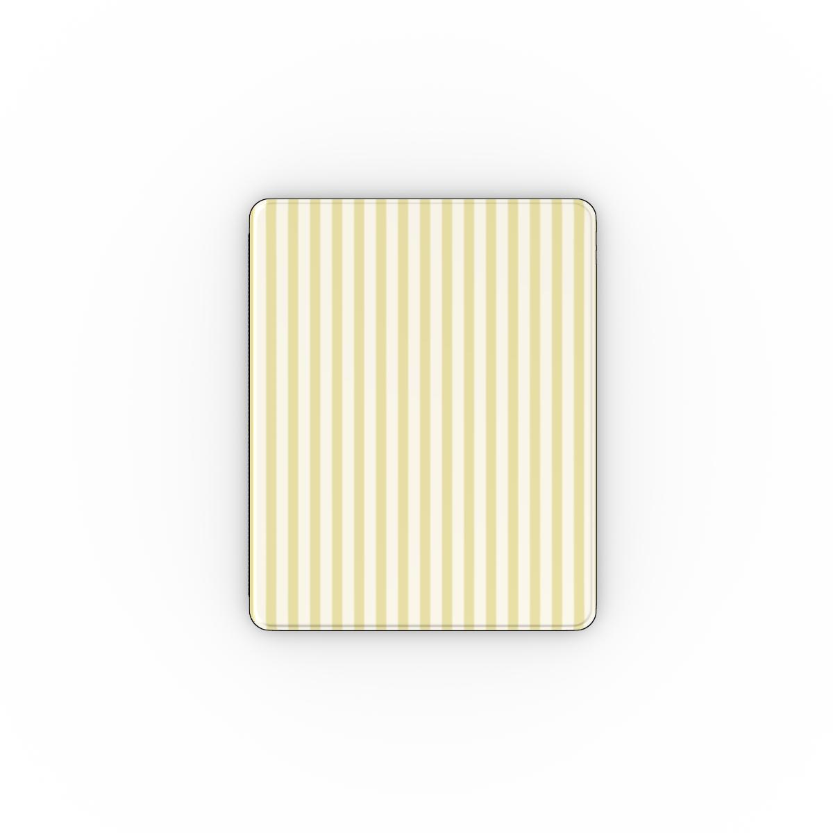 Pastel Yellow Stripes Apple iPad Case