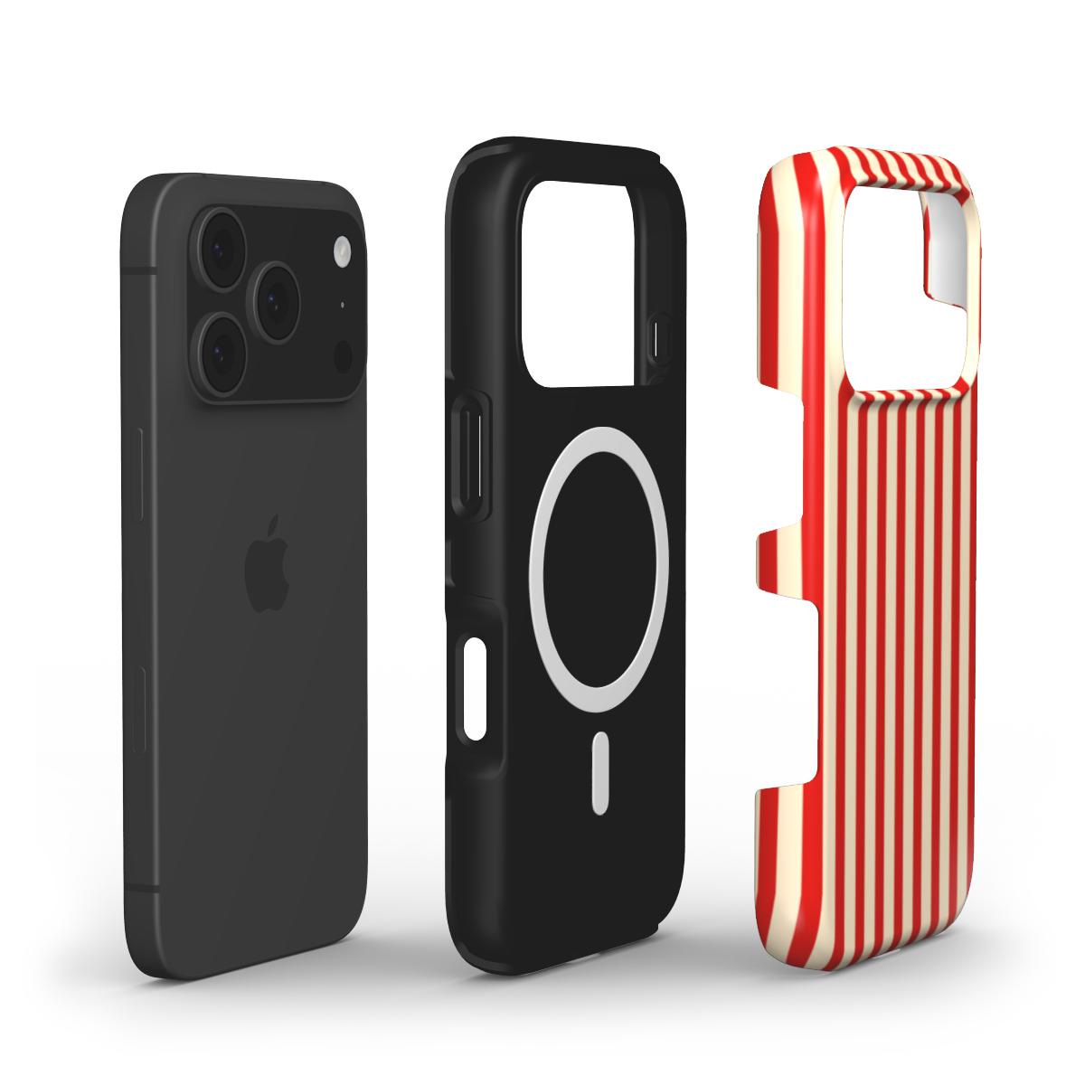 Sting Red Stripes MagSafe Tough Phone Case