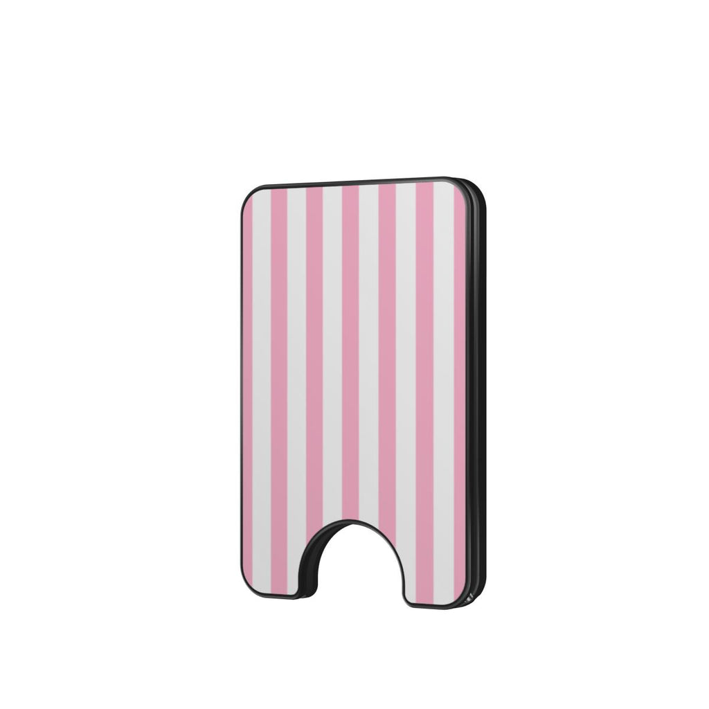 Sof Pink Stripes Magnetic wallet