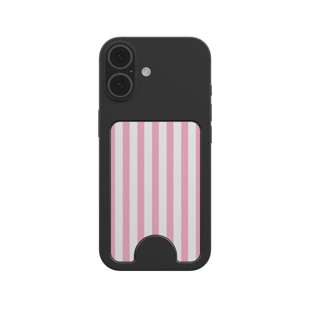 Sof Pink Stripes Magnetic wallet