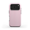 Sof Pink Stripes Tough Phone Case