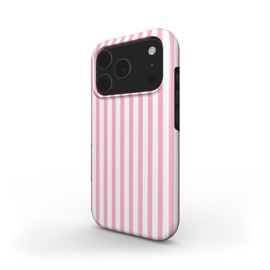 Sof Pink Stripes MagSafe Tough Phone Case