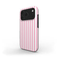 Sof Pink Stripes MagSafe Tough Phone Case