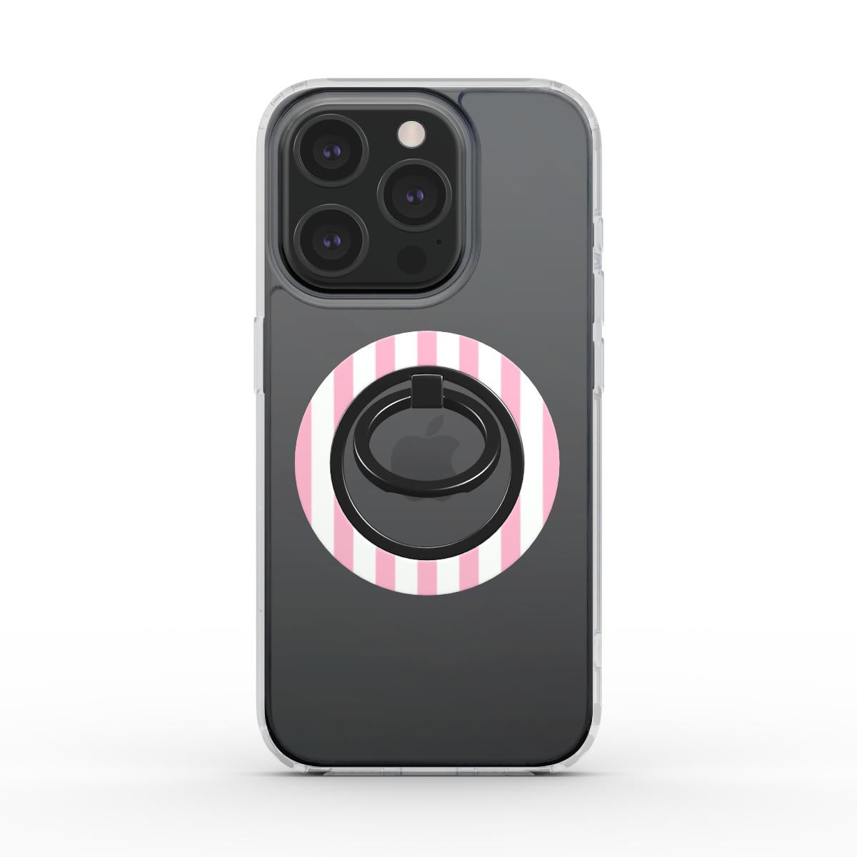 Sof Pink Stripes Ring Holder
