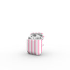 Sof Pink Stripes Apple AirPods Tough Case