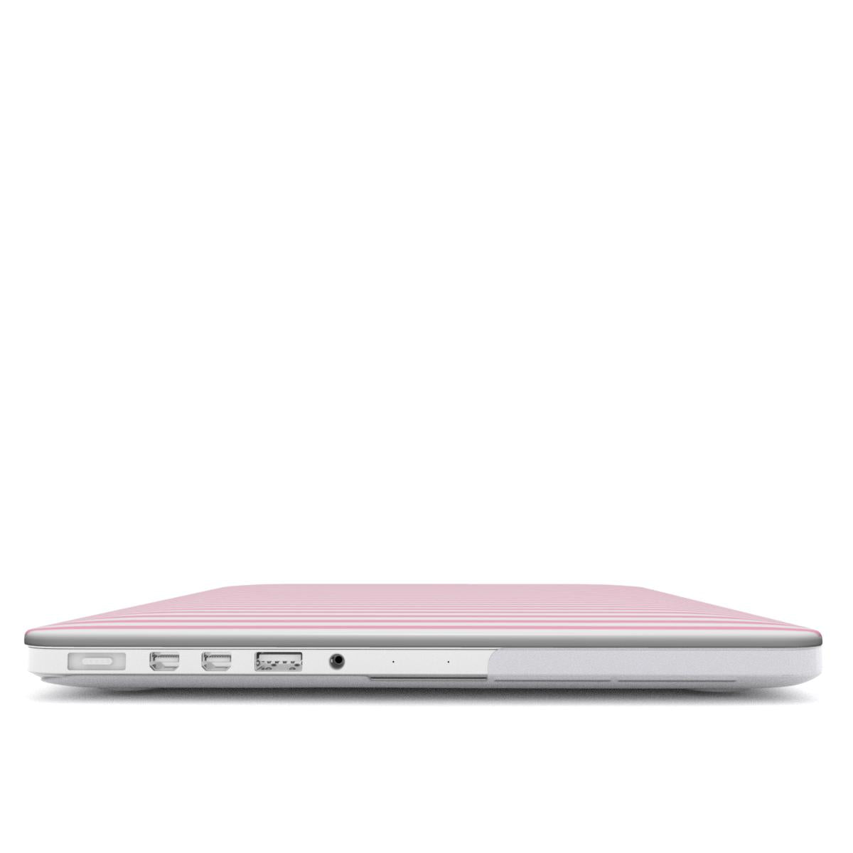 Sof Pink Stripes MacBook Case