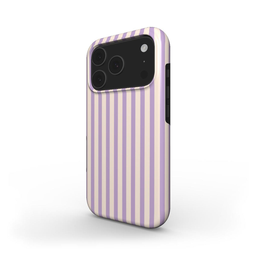 Soft Purple Stripes MagSafe Tough Phone Case