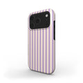 Soft Purple Stripes MagSafe Tough Phone Case