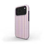Soft Purple Stripes MagSafe Tough Phone Case