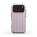 Soft Purple Stripes MagSafe Tough Phone Case