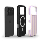 Soft Purple Stripes MagSafe Tough Phone Case