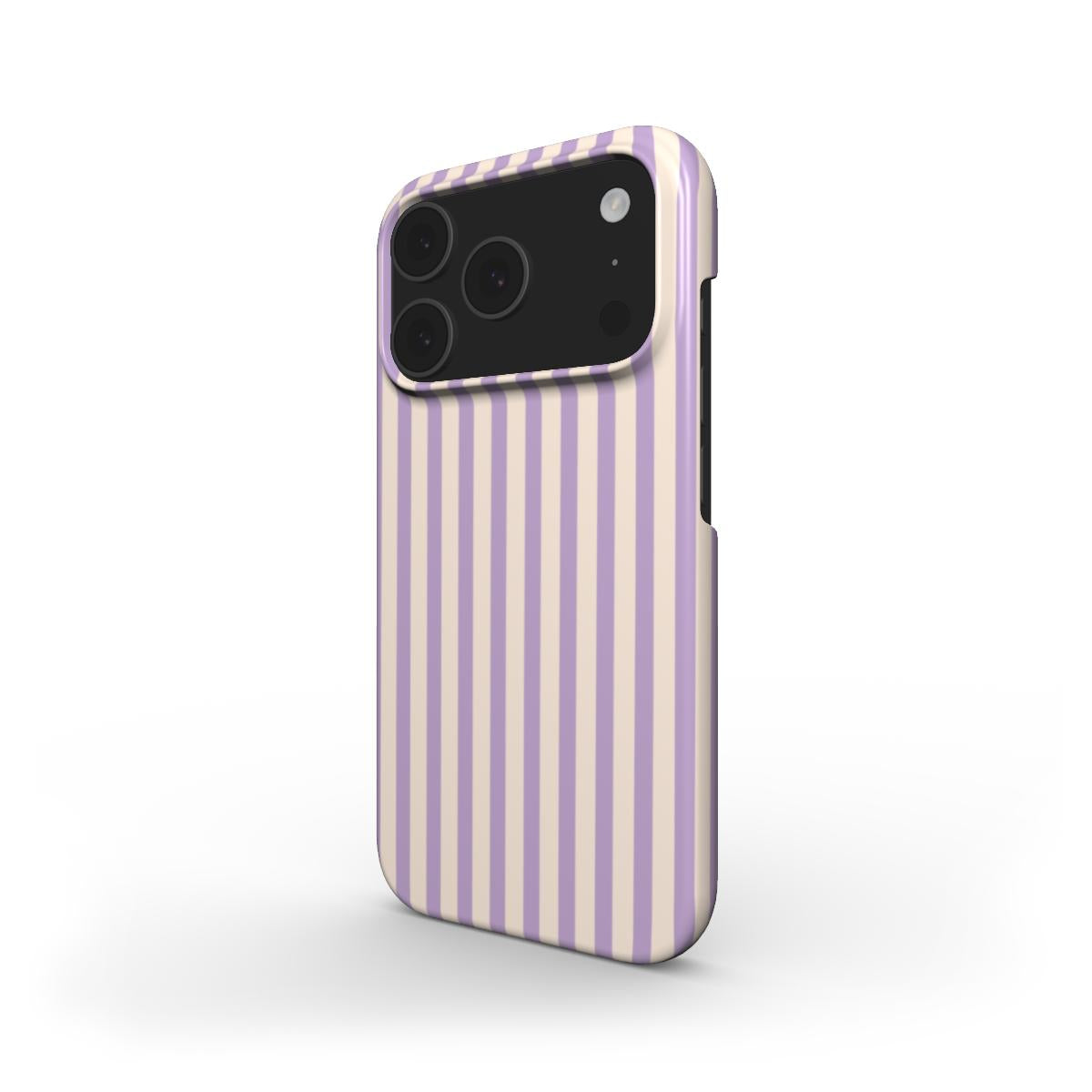 Soft Purple Stripes Phone Case