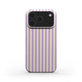 Soft Purple Stripes Phone Case