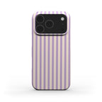 Soft Purple Stripes Phone Case