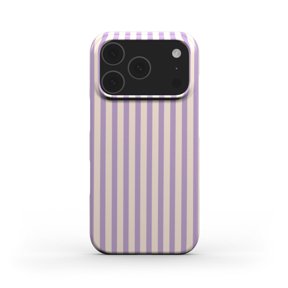 Soft Purple Stripes Phone Case