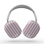 Soft Purple Stripes Apple AirPods Max Tough Case