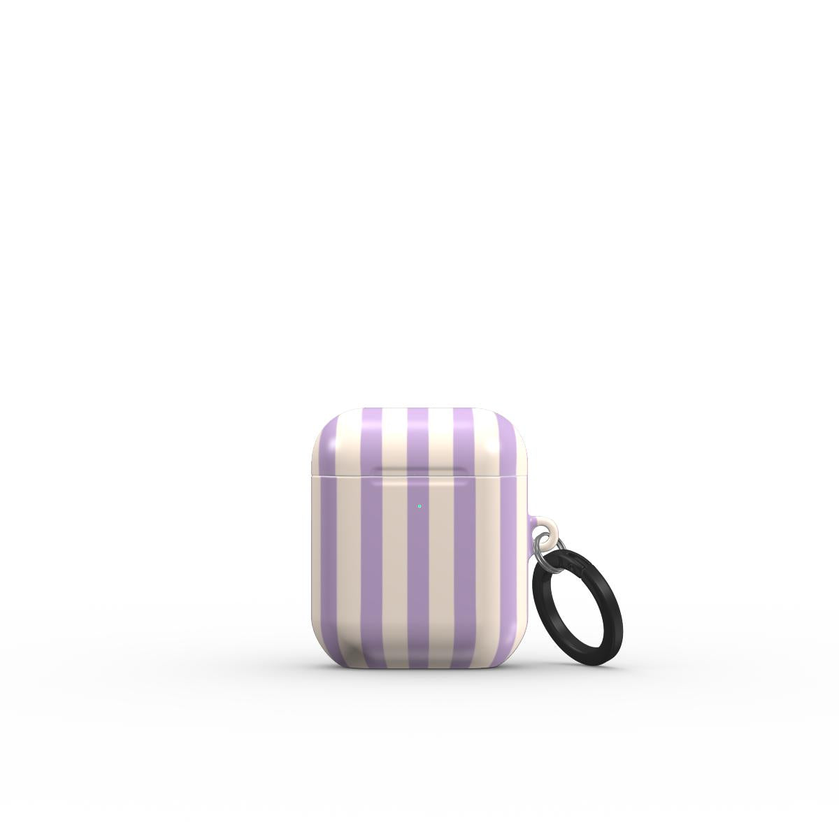 Soft Purple Stripes Apple AirPods Tough Case