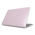 Soft Purple Stripes MacBook Case