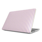 Soft Purple Stripes MacBook Case