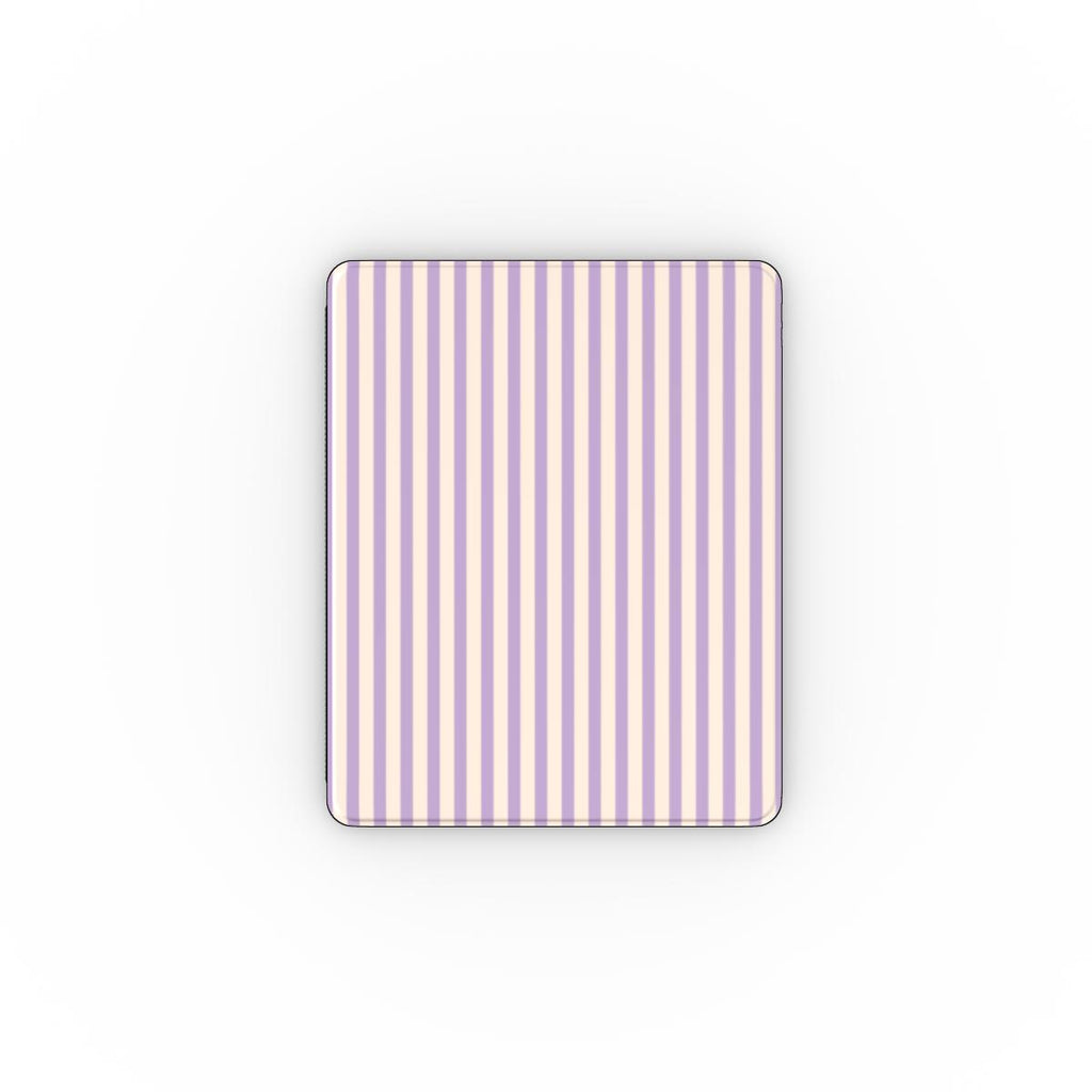 Soft Purple Stripes Apple iPad Case