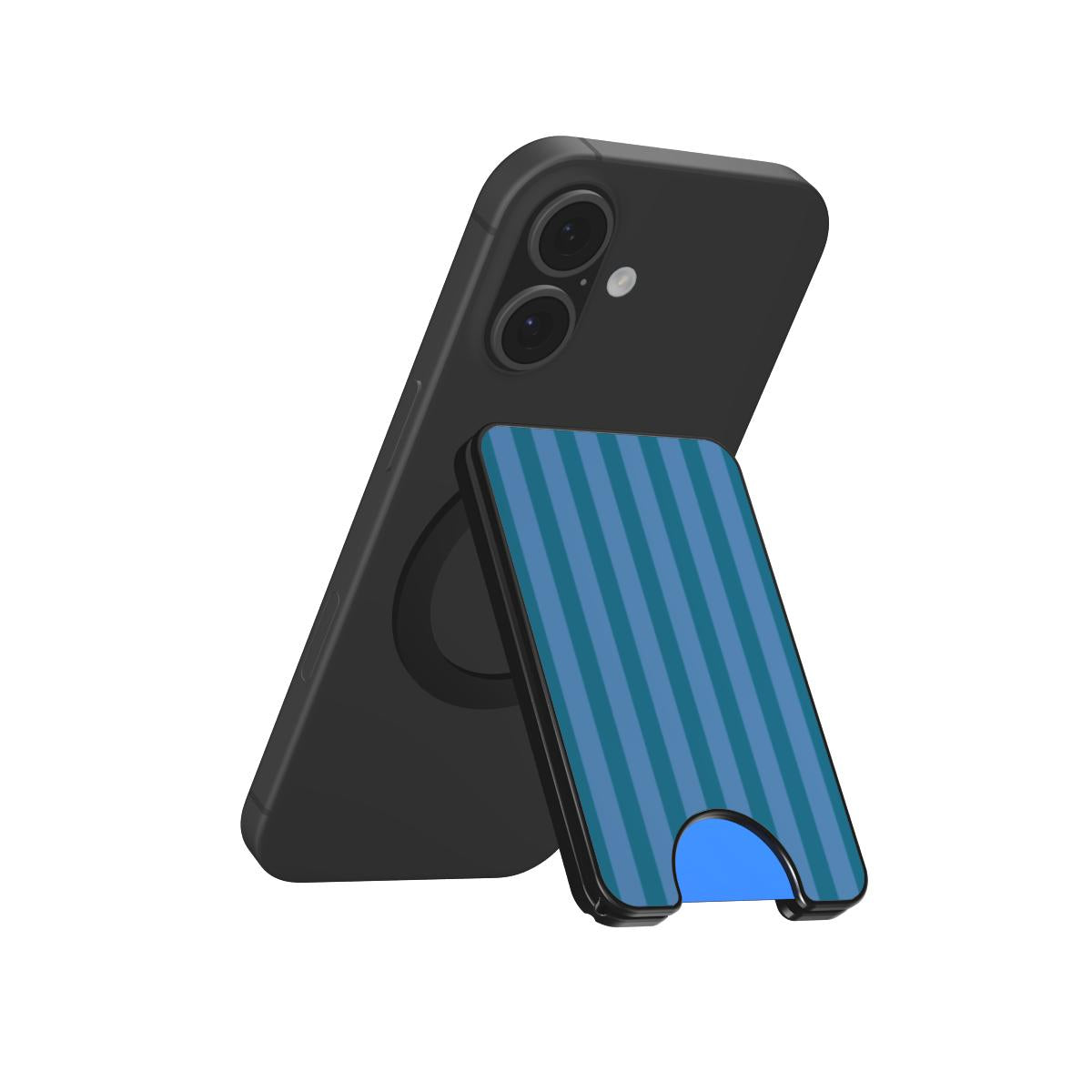Stelar Blue Stripes Magnetic wallet
