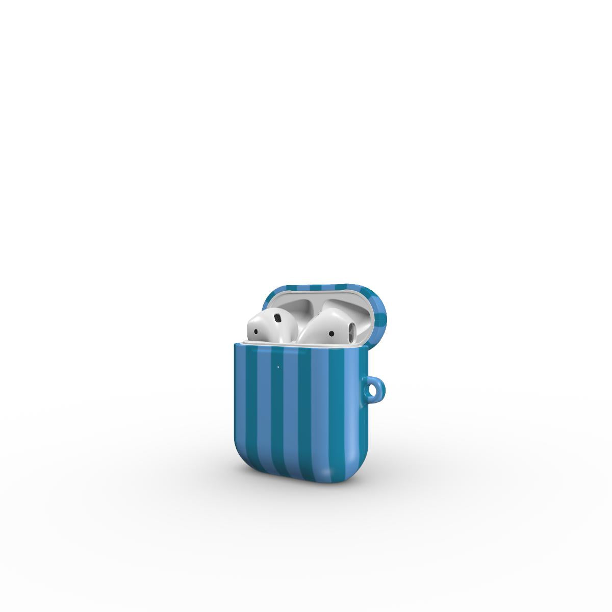 Stelar Blue Stripes Apple AirPods Tough Case