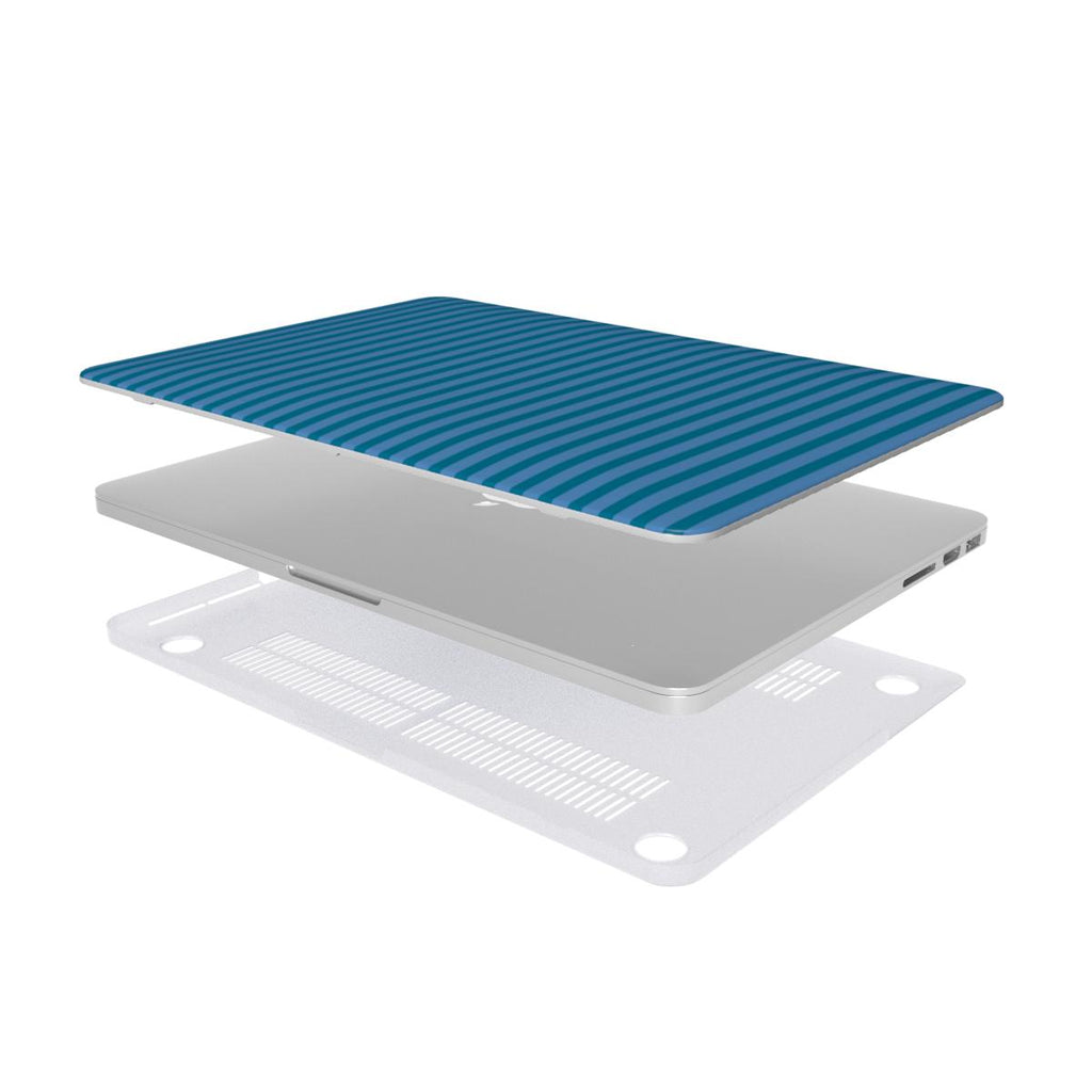 Stelar Blue Stripes MacBook Case