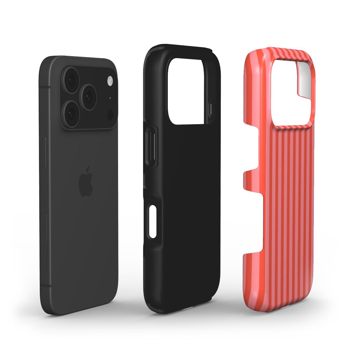 Rose Mist Red Tough Phone Case