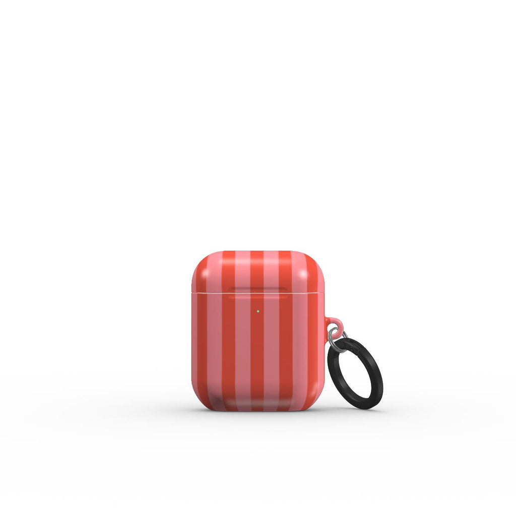 Rose Mist Red Apple AirPods Tough Case