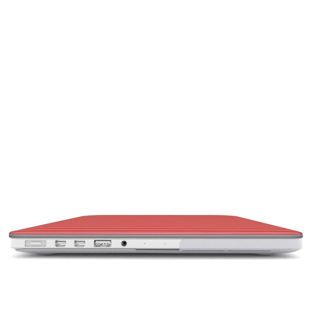 Rose Mist Red MacBook Case