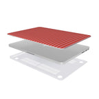 Rose Mist Red MacBook Case