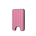 Taupe Pink Stripes Magnetic wallet