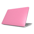 Taupe Pink Stripes MacBook Case