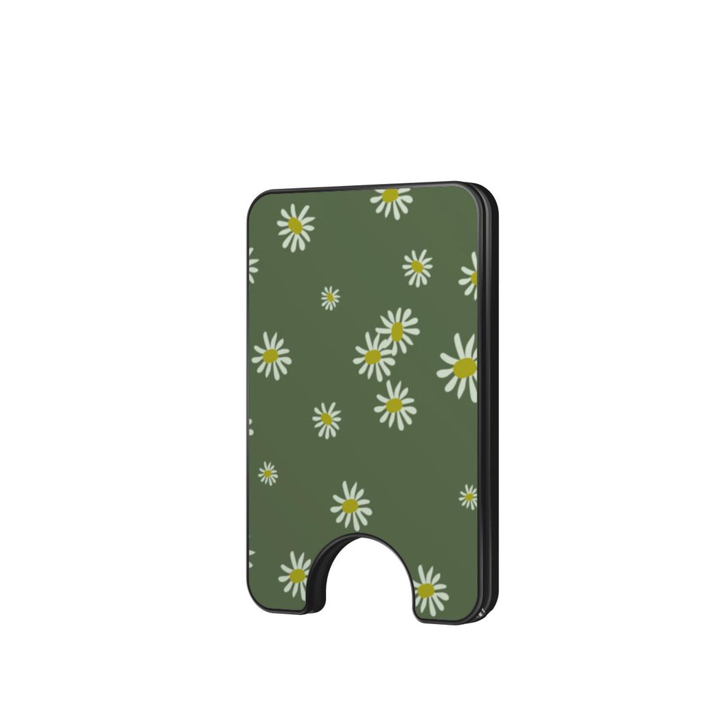 Daisy Ann Green Floral Magnetic wallet