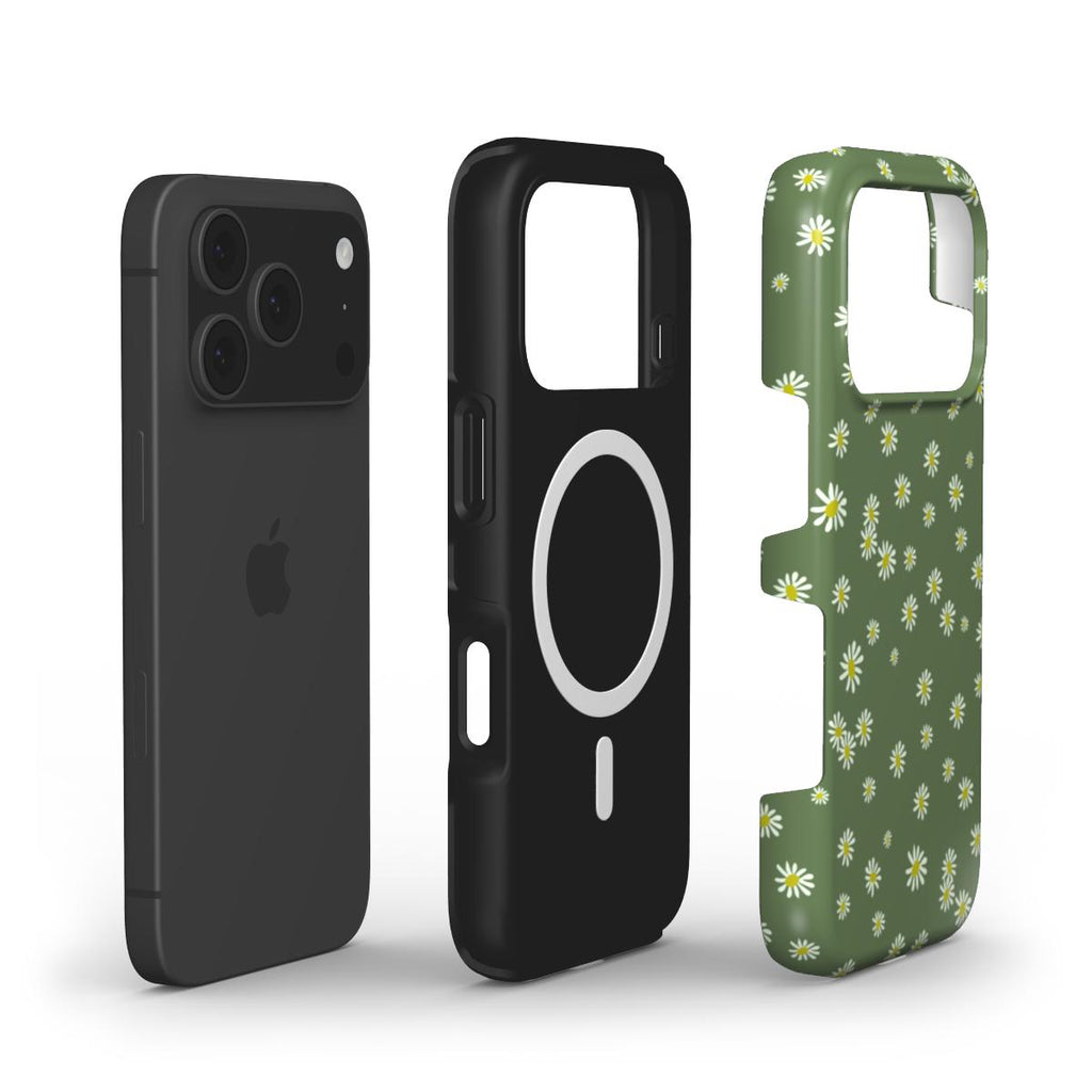 Daisy Ann Green Floral MagSafe Tough Phone Case
