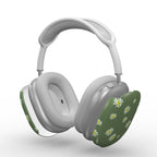 Daisy Ann Green Floral Apple AirPods Max Tough Case