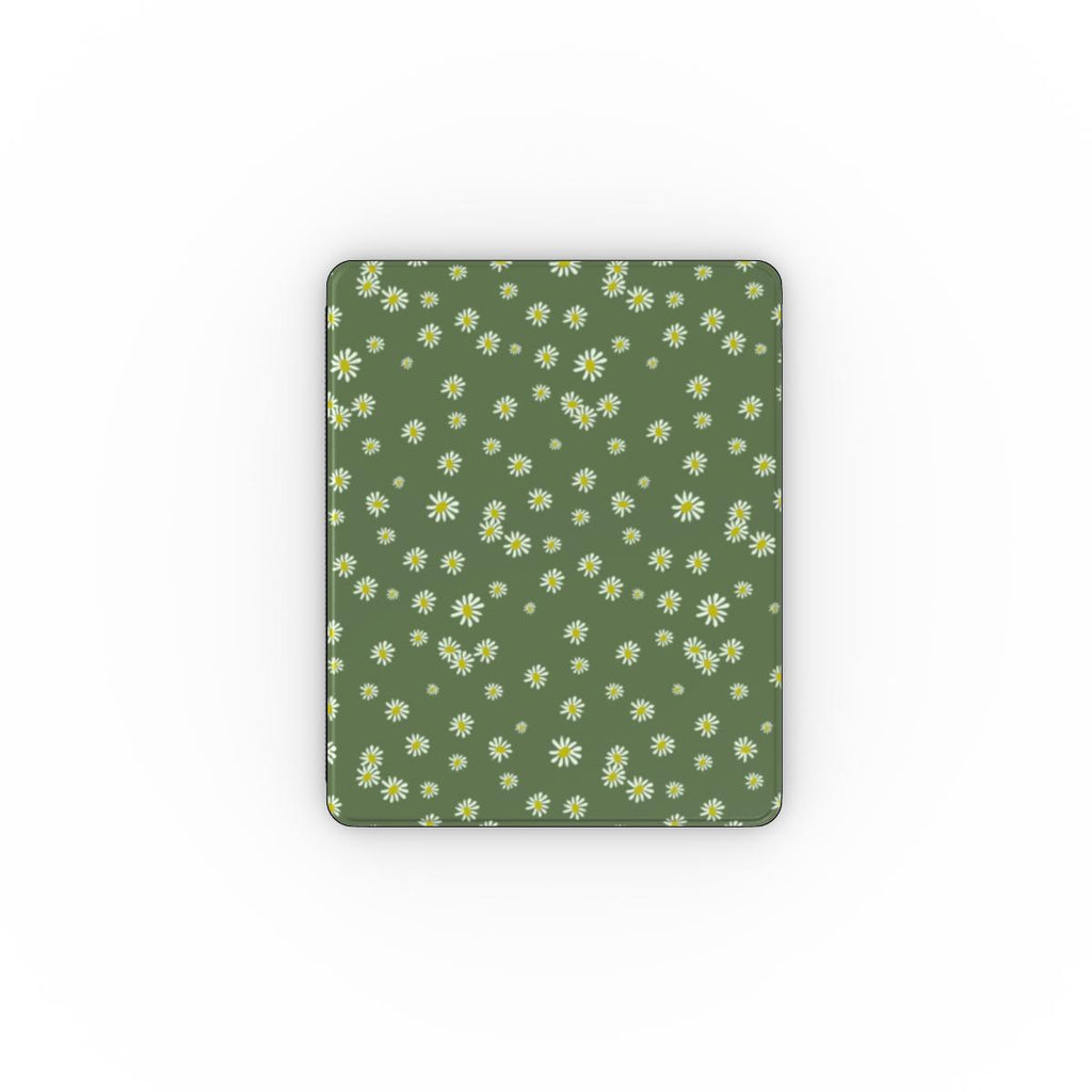 Daisy Ann Green Floral Apple iPad Case
