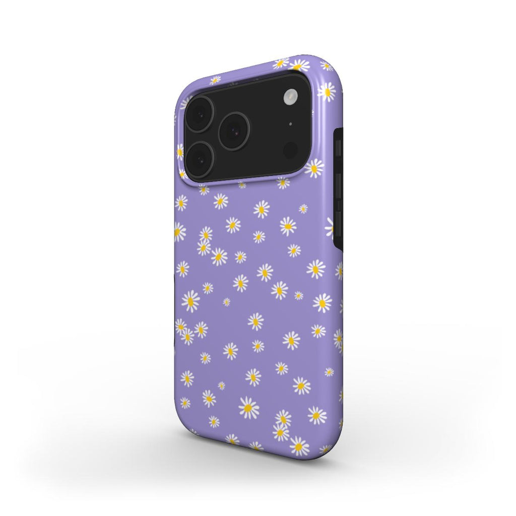 Daisy Ann Purple Floral MagSafe Tough Phone Case
