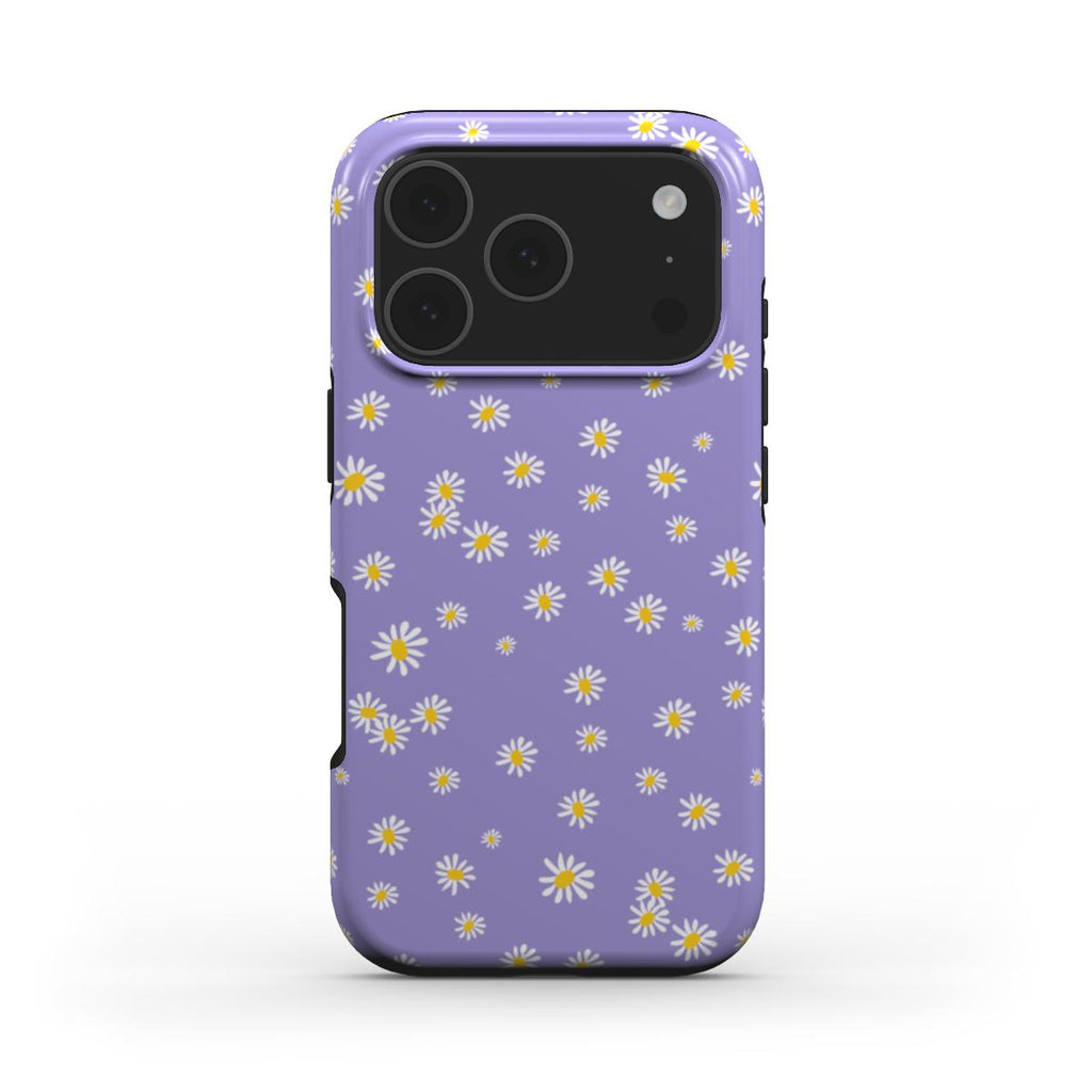 Daisy Ann Purple Floral MagSafe Tough Phone Case