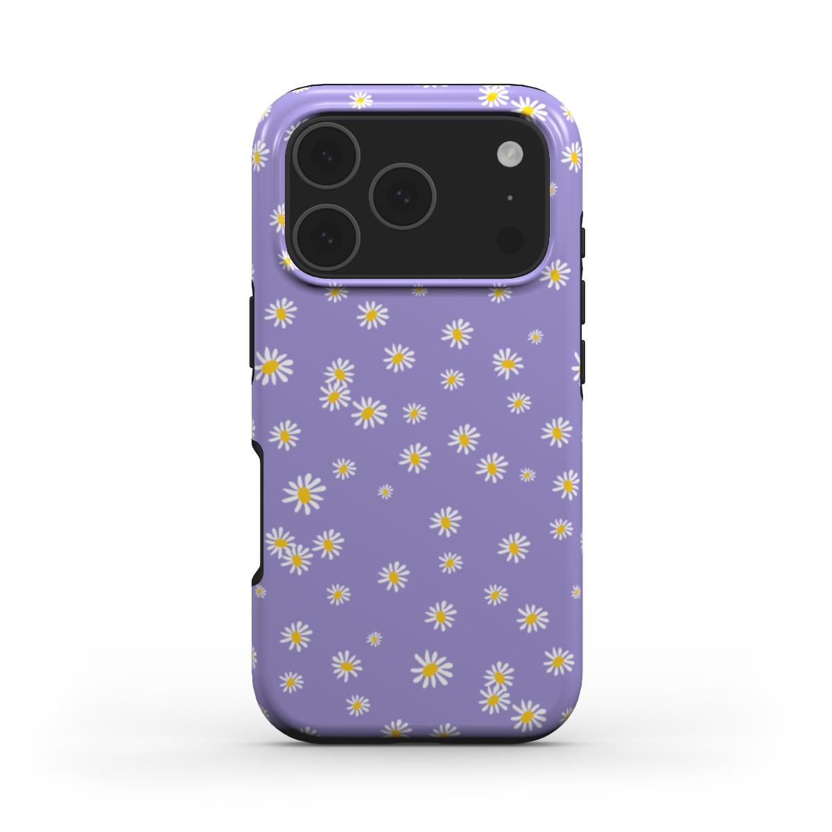 Daisy Ann Purple Floral MagSafe Tough Phone Case