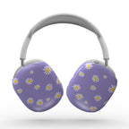 Daisy Ann Purple Floral Apple AirPods Max Tough Case