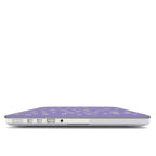 Daisy Ann Purple Floral MacBook Case