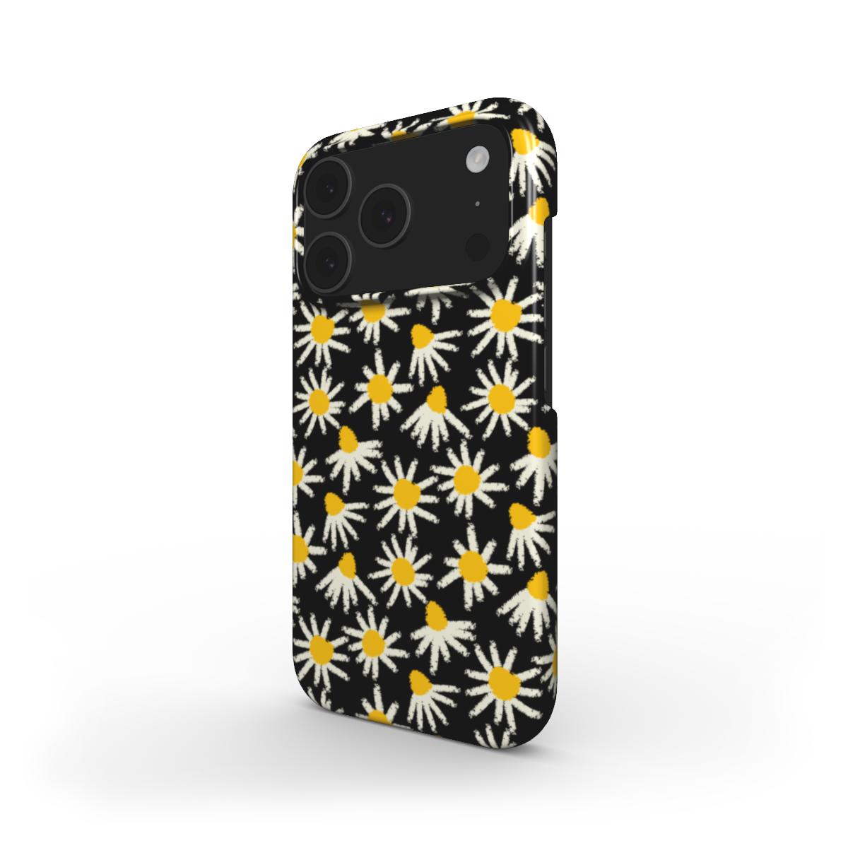 Daisy Raw Black Floral Phone Case