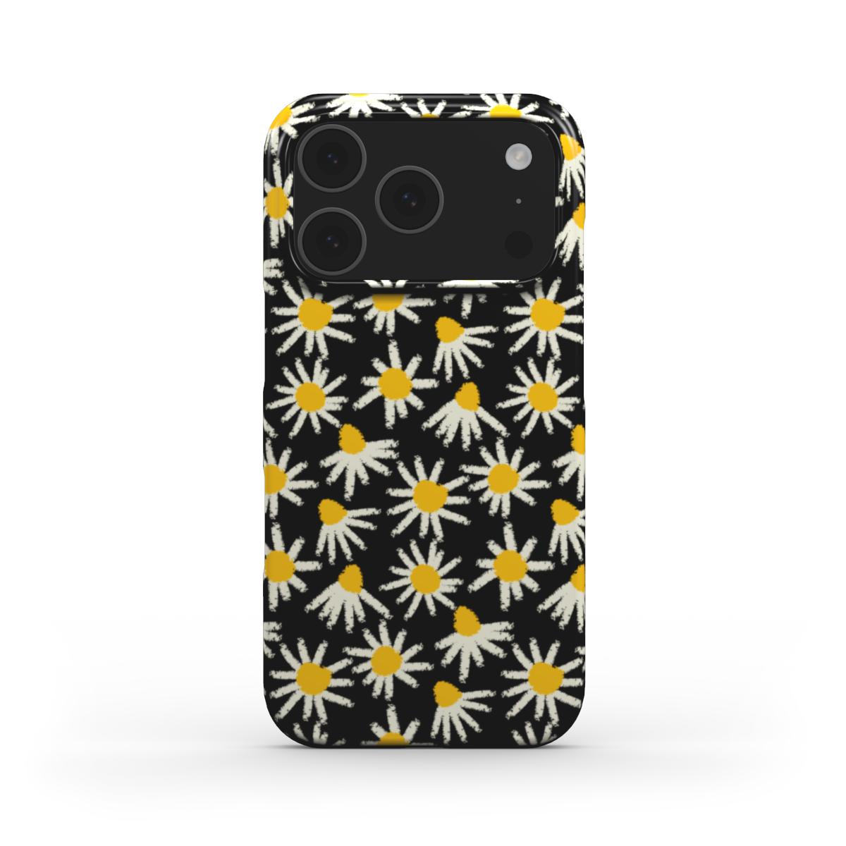 Daisy Raw Black Floral Phone Case