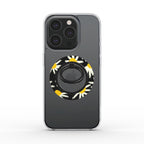 Daisy Raw Black Floral Ring Holder