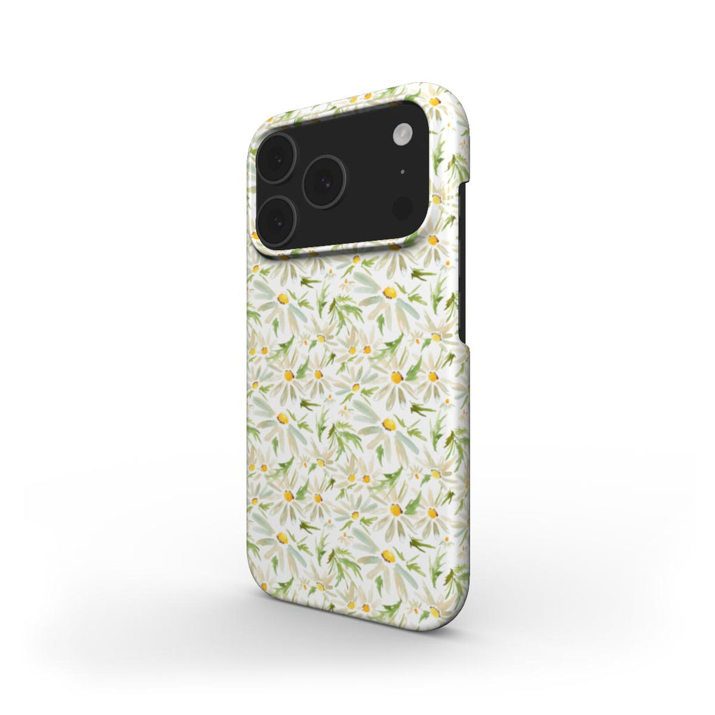 Water Color Daisy Floral Phone Case