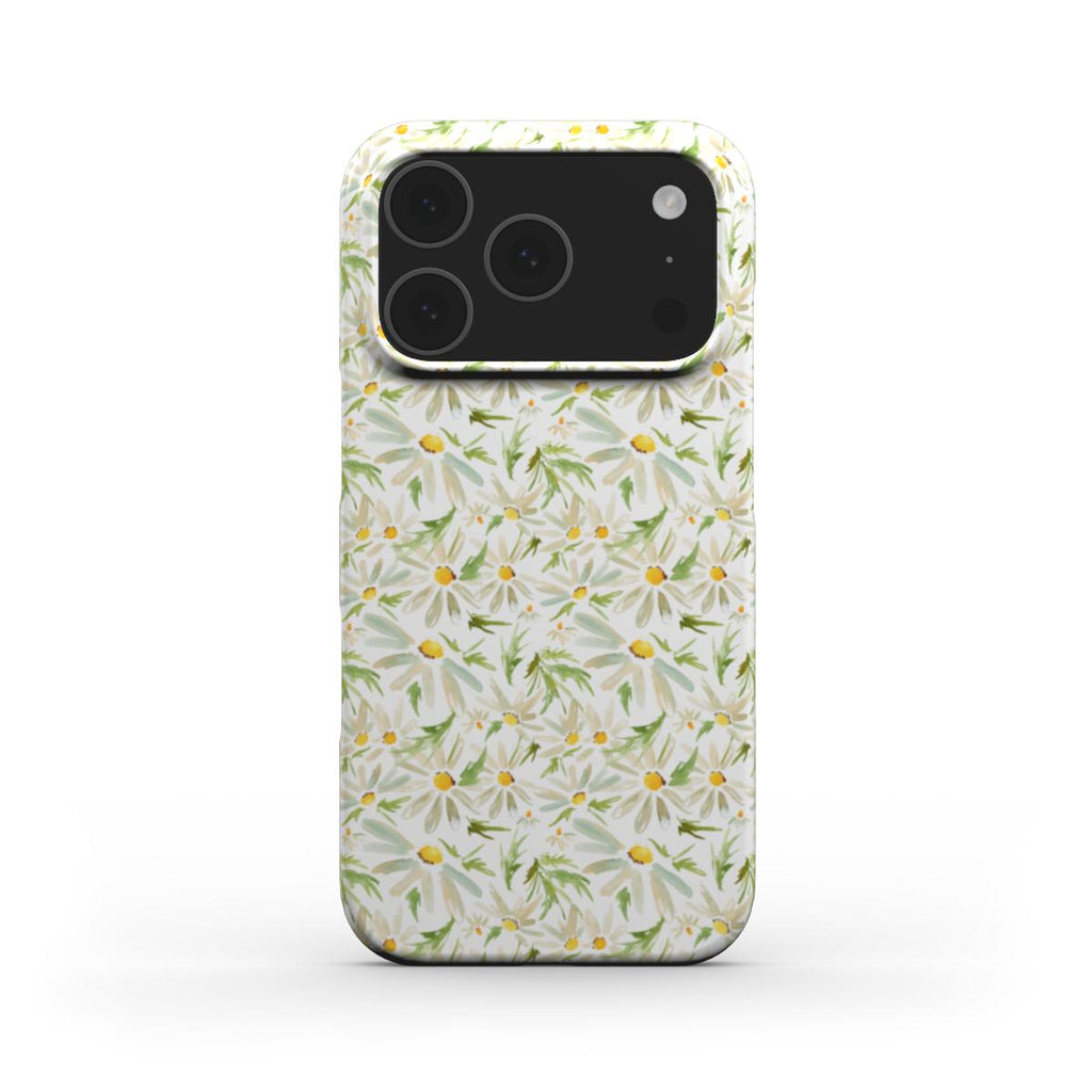 Water Color Daisy Floral Phone Case