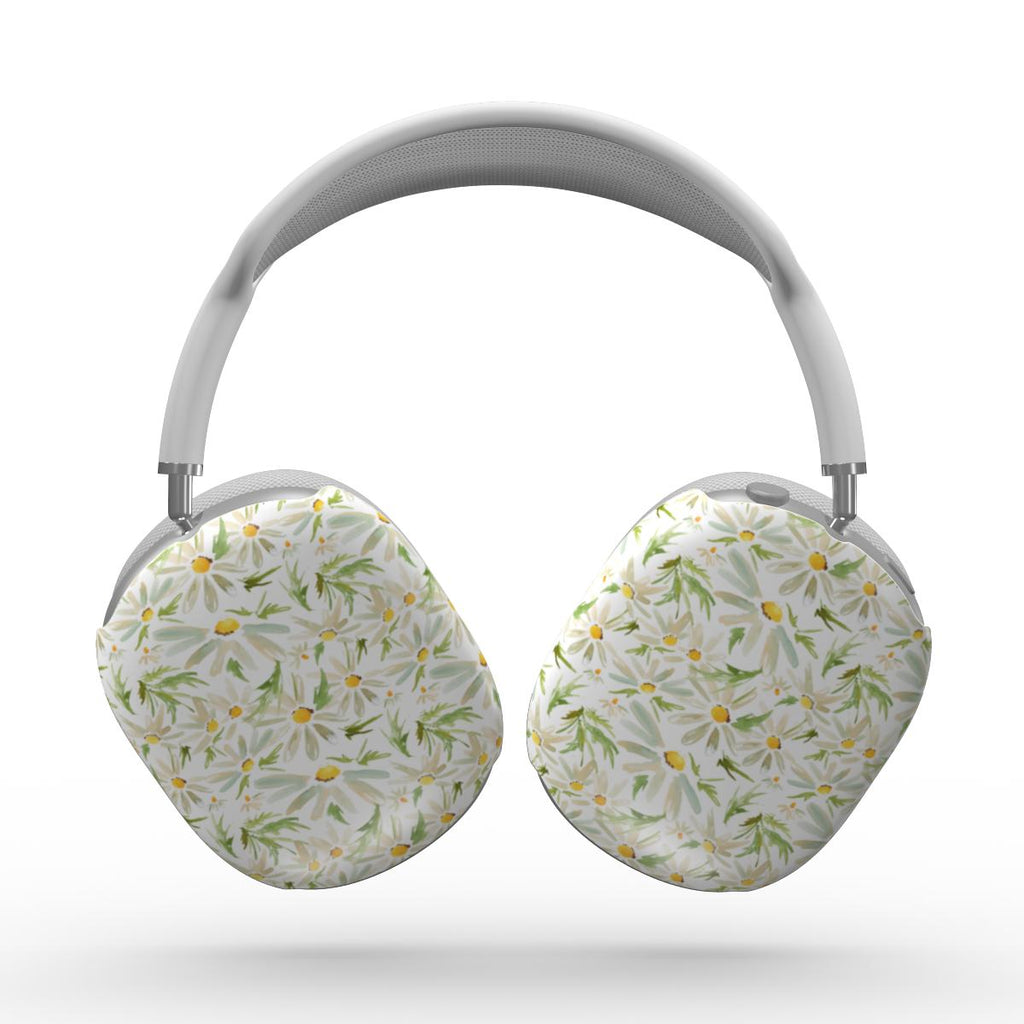Water Color Daisy Floral Apple AirPods Max Tough Case