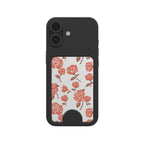 Rose Minimal Red Floral Magnetic wallet